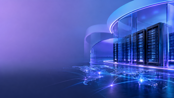 Infraestrutura Cloud Neexo conectada a regiões globais